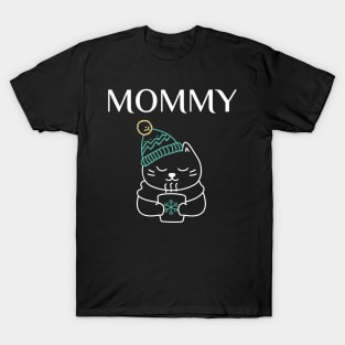 funny matching family pajama shirts, mommy T-Shirt